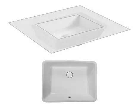 Раковина встраиваемая снизу Hatria Bahia BH0500380010TU0 50 см