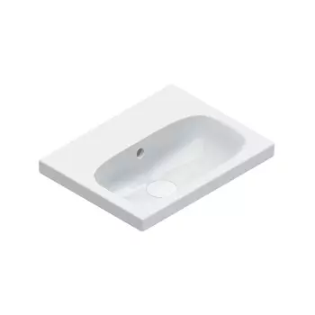 Раковина подвесная или на мебель Catalano Alvea 45 см 0620450001 белая глянцевая