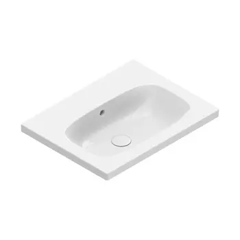 Раковина подвесная или на мебель Catalano Alvea 60 см 0620600001 белая глянцевая