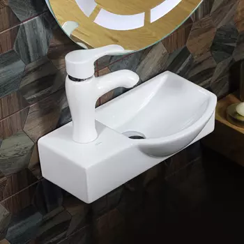 Раковина подвесная Melana 41 см MLN-7947AR белая