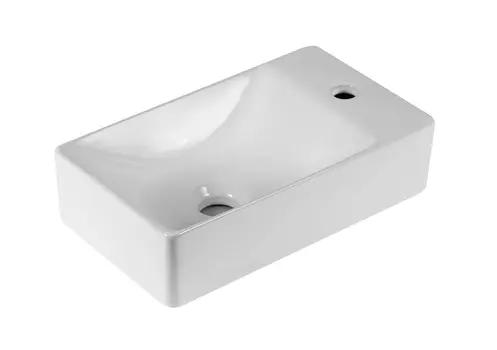 Раковина подвесная Milleau PERL 38 см MU1009B-GW белая глянцевая