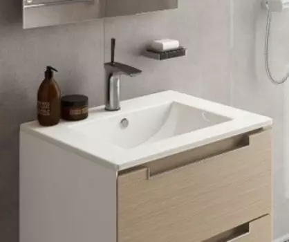 Раковина Sanita Luxe Quadro 75 F01