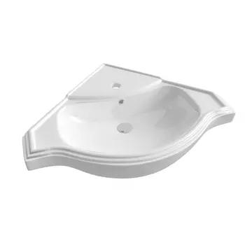 Раковина СанТа Классик 65х51 угловая, белая