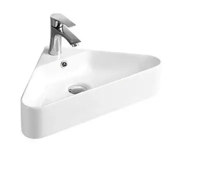 Раковина угловая, подвесная CeramaLux 56 см 78377 белая