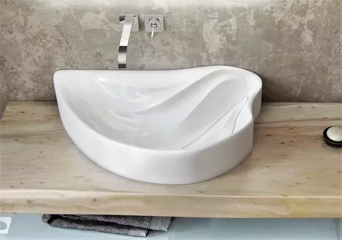 Раковина Velvex Felay белая без отверстия