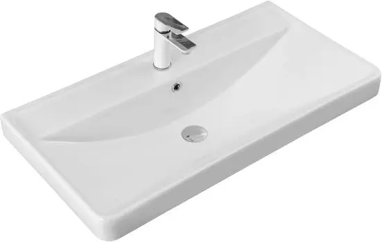 Мебельная раковина Aquanet Ирис 91 см 323883 белая