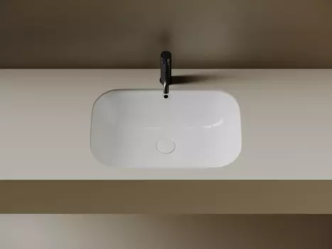 Раковина встраиваемая снизу Ceramica Nova Era 61 см CN15007 белая