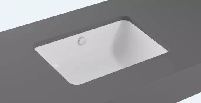 Раковина встраиваемая снизу Vitra S20 55 см 7475B003-0618 белая