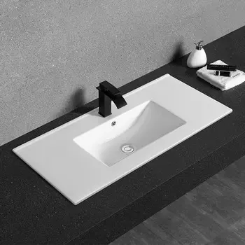 Раковина встраиваемая сверху CeramaLux 102 см YJ803-100 белая