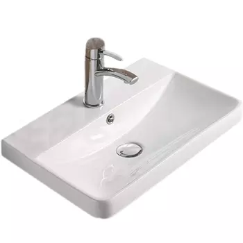 Раковина встраиваемая сверху CeramaLux 40 см 9595-40 белая