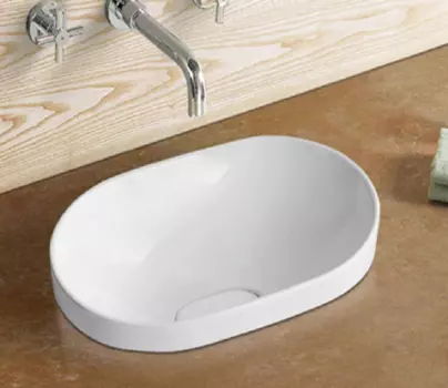 Раковина встраиваемая сверху CeramaLux 59 см 5006B белая