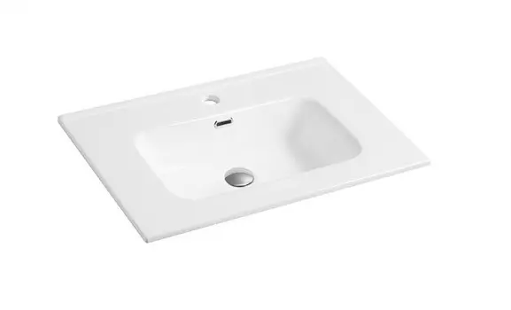 Раковина встраиваемая сверху CeramaLux 71 см 9070D белая