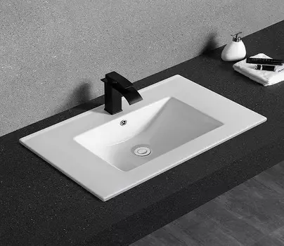 Раковина встраиваемая сверху CeramaLux 71 см YJ803-70 белая