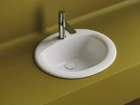 Раковина встраиваемая сверху Ceramica Nova Sun 52 см CN6080 белая