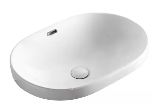 Раковина встраиваемая сверху Ceruttispa 60 см CR018 белая