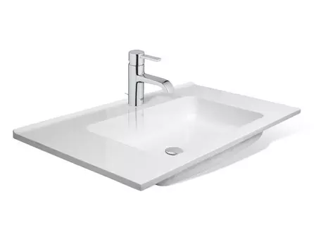 Раковина встраиваемая сверху Эстет Каре 90х50 ФР-00000782 белая