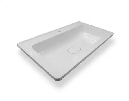 Раковина встраиваемая сверху Эстет Каре Люкс 80х45 ФР-00005713 белая