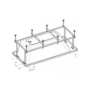 Roca Easy Монтажный комплект 170x75