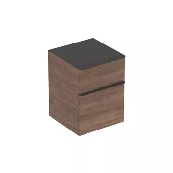 Шкаф Geberit Smyle Square 500.357.JR.1 подвесной, коричневый