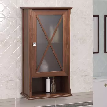 Шкаф Opadiris Палермо 46 см 00-00007334 подвесной, светлый орех, правый