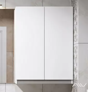 Шкаф универсальный Alavann Soft Silver 60 см белый