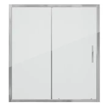 Штора для ванны Grossman GR-170/2 140х170 раздвижная, прозрачная