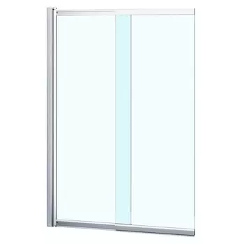 Шторка для ванны Azario Boston 80x140 AZ-143 стекло прозрачное, профиль хром