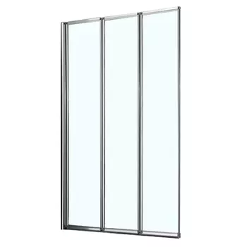 Шторка для ванны Azario Preston 110x150 AZ-NFC6433 1100 стекло прозрачное, профиль хром