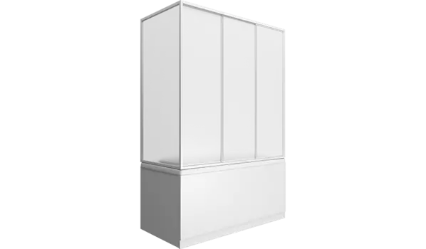 Шторка для ванны Bas Тесса (3 ств. стекло)