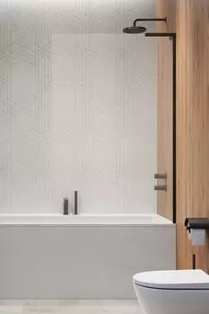 Шторка для ванны Radaway Modo SL 80 см 10316080-54-01L стекло прозрачное, профиль чёрный