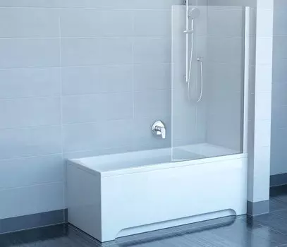 Шторка для ванны Ravak Chrome CVS1-80 White R