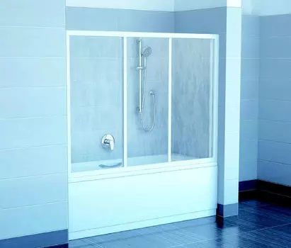 Шторка для ванны Ravak Supernova AVDP3-180 Satin/Rain