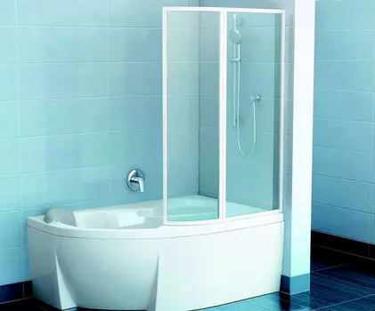 Шторка для ванны Ravak Supernova VSK2-140 Rosa Rain R