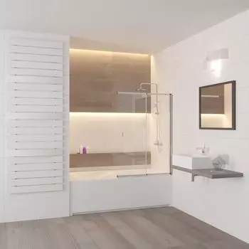 Шторка для ванны RGW Screens SC-40 100 см прозрачное стекло