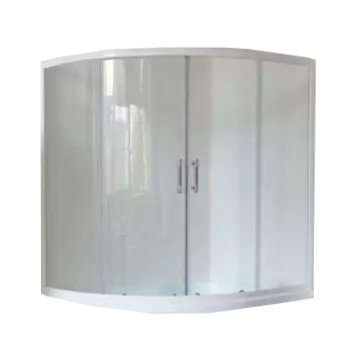 Шторка для ванны Royal Bath Alpine 150x100x150 RB150ALP-T стекло прозрачное, профиль белый