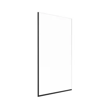 Шторка для ванны Тритон Статик-Блэк 60х140 Щ0000067409 стекло прозрачное, профиль черный