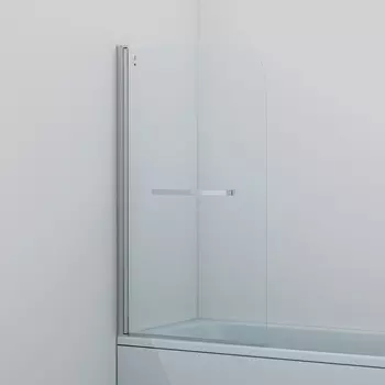 Шторка на ванну Iddis Ray 80x140 стекло прозрачное, профиль глянцевый алюминий