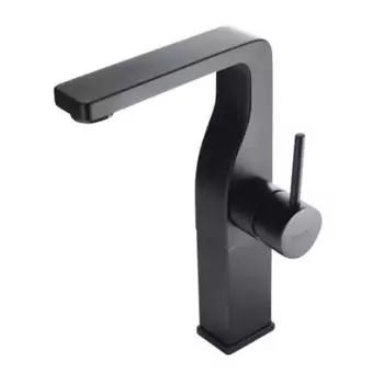 Смеситель для раковины Bravat Arc F16061K-A2-ENG черный матовый