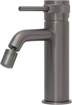 Смеситель для биде Allen Brau Priority 5.31A04-MG с донным клапаном, серый