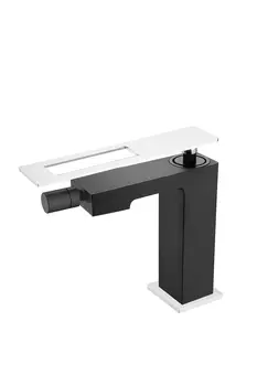 Смеситель для биде Boheme Q BlackChrome 146-BCR черный, хром