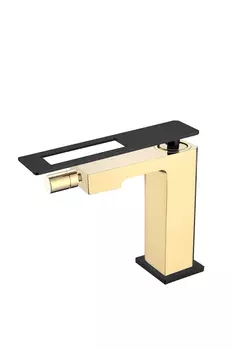Смеситель для биде Boheme Q GoldBlack 146-GB золото, черный