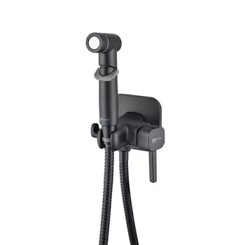 Гигиенический душ со смесителем Lemark Solo LM7165BL черный