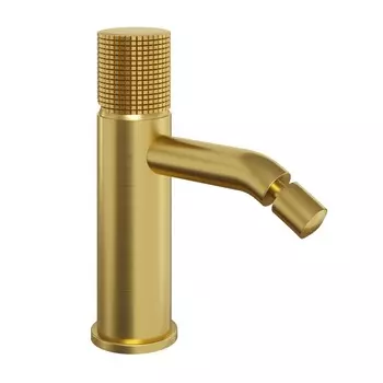 Смеситель для биде Paini Cox grip 7GPJ304 брашированное золото