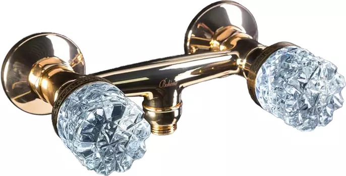 Смеситель для душа Boheme Crystal 294-CRST золото