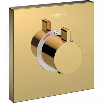 Смеситель для душа Hansgrohe Select Highflow 15760990 полированное золото, с термостатом