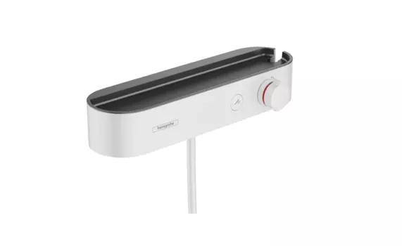 Смеситель для душа Hansgrohe ShowerTablet Select 24360700 термостатический, белый матовый