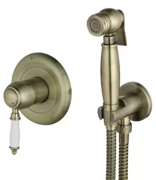 Гигиенический душ со смесителем Lemark Villa LM4819B бронза