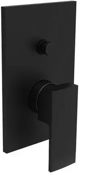 Смеситель для душа Paffoni Elle EL015NO/M со встраиваемой частью чёрный матовый