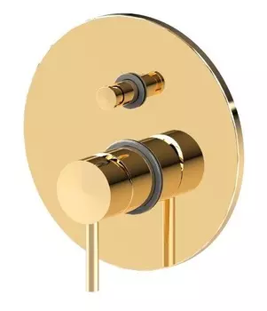 Смеситель для душа Paffoni Light LIG015HG золото медовое со встраиваемой частью