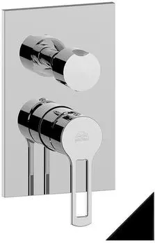 Смеситель для душа Paffoni Ringo RIN019NO/M со встраиваемой частью чёрный матовый